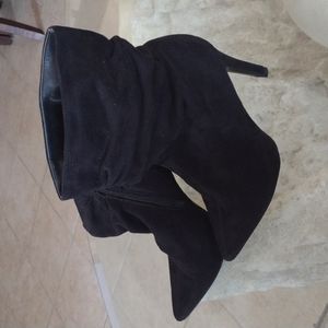 Shoe Dazzle Braven Suede Slouch Boot